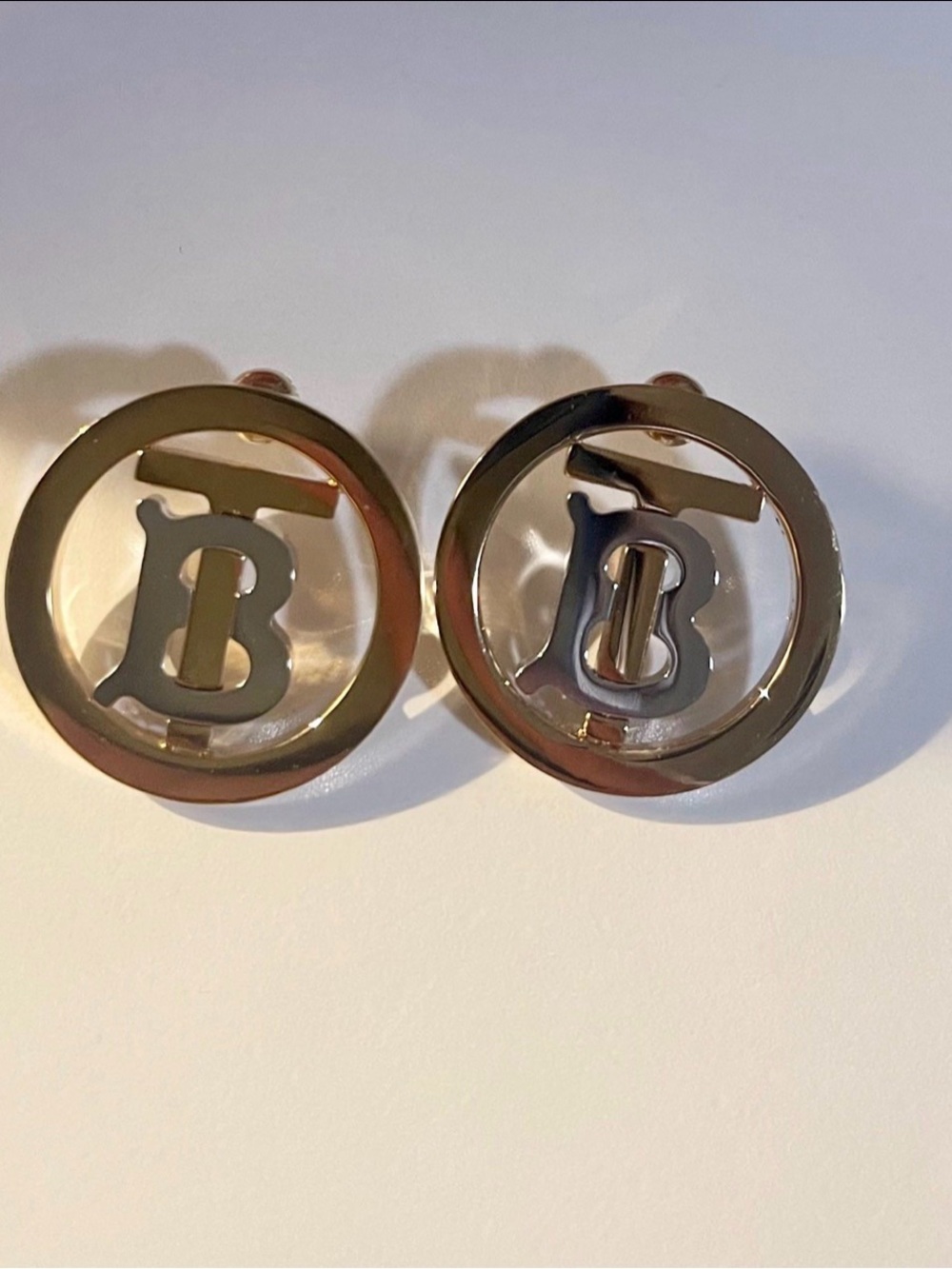 Burberry stud earrings